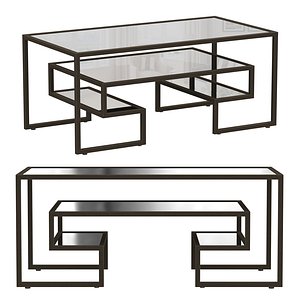 ONE-UP COCKTAIL TABLE 3D model
