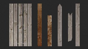 Plank Wood 3D model