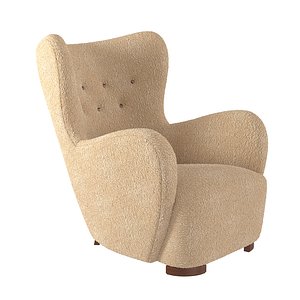 Denmark 50 SCANDINAVIAN SHEEPSKIN LOUNGE CHAIR model