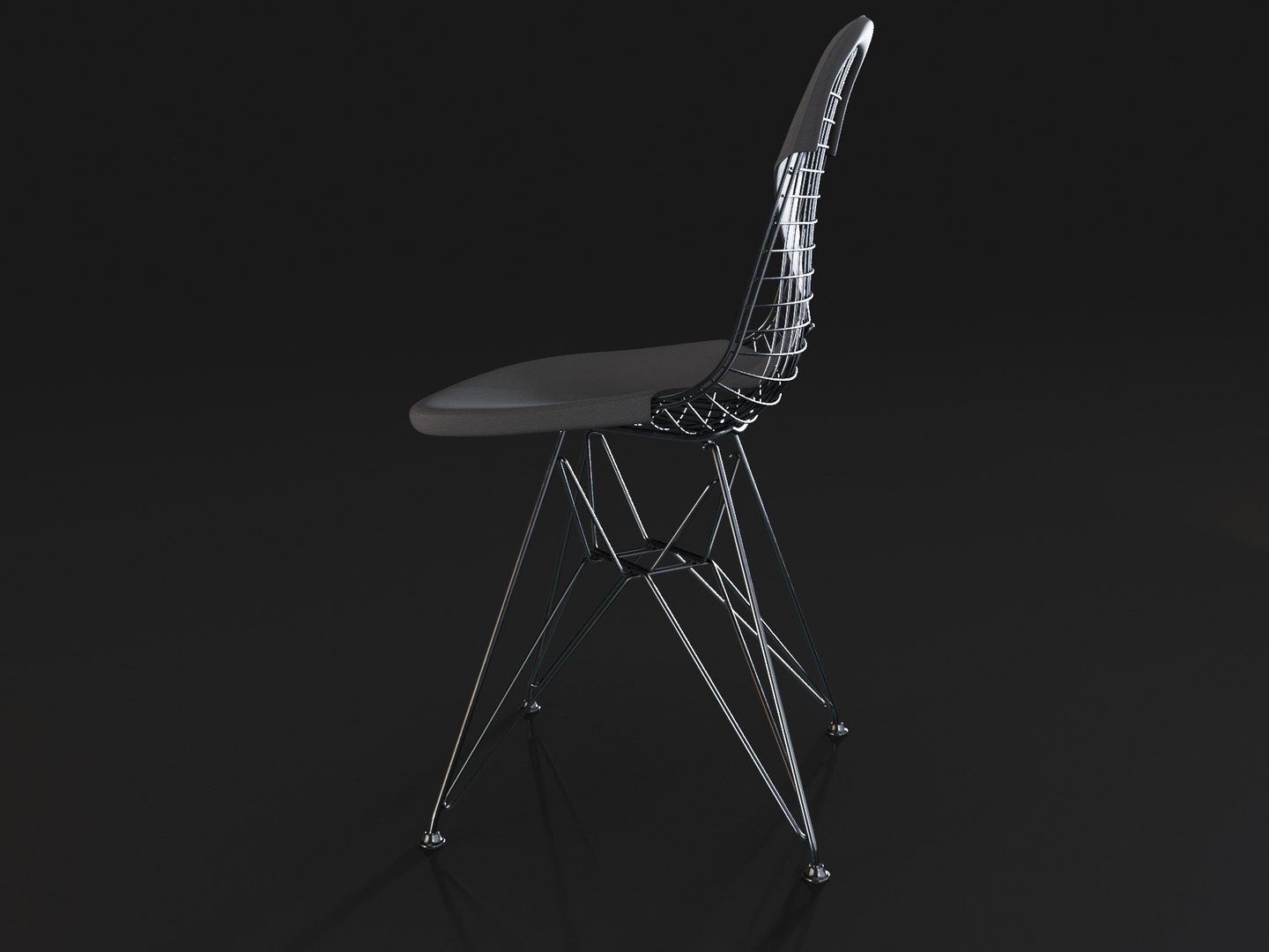 3D Model Wire Chair - TurboSquid 1334386
