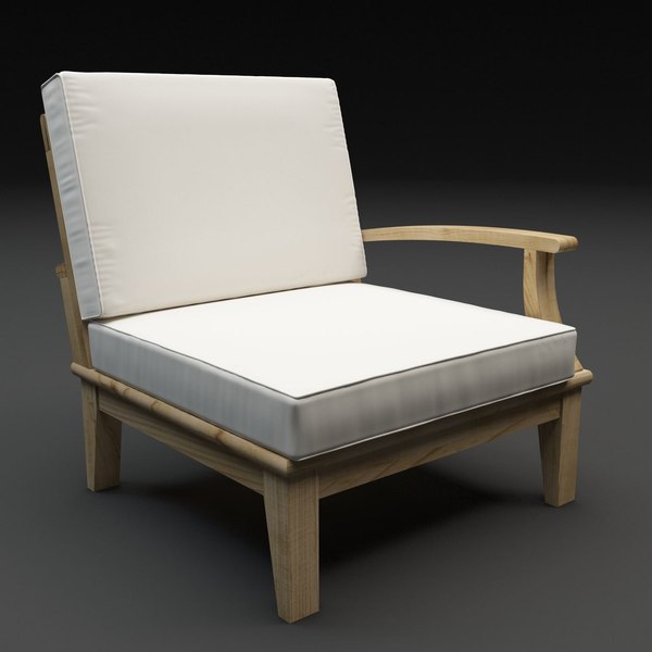 3d model ventura teak outdoor furniture