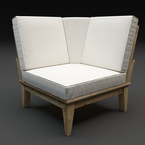 3d model ventura teak outdoor furniture