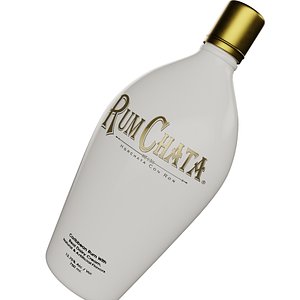 3D Rumchata Alcohol Bottle