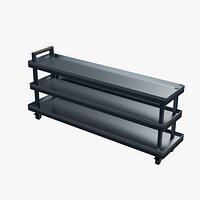 Lipped Bin Picking Cart 2250x550mm Configuration 10