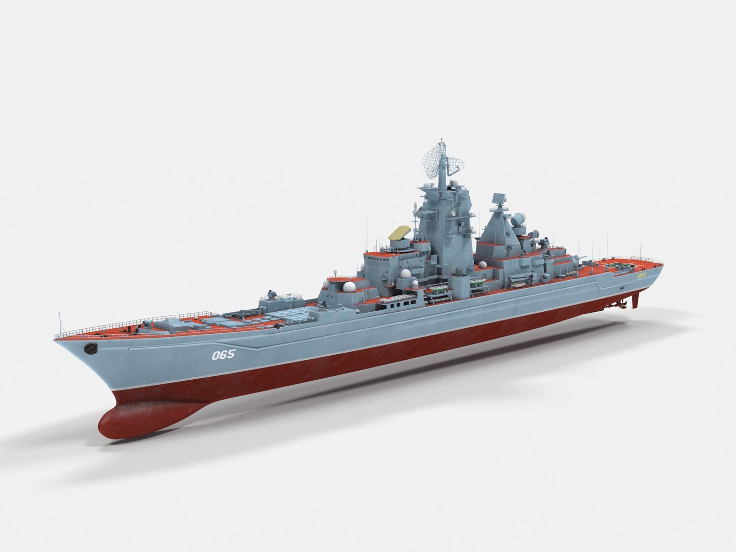 Kirov Russian Heavy Cruiser 3D 모델 - TurboSquid 1888149