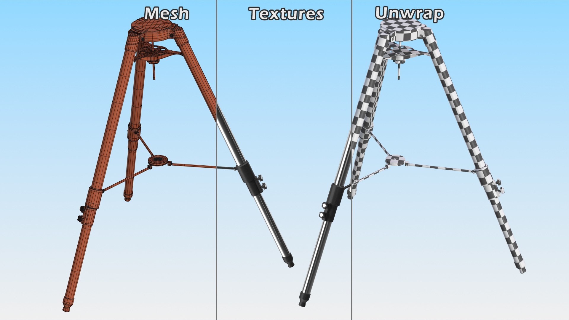 3D Tripod Stands Collection https://p.turbosquid.com/ts-thumb/8x/6swinP/BP/tripodstandscollectionvray3dmodel028/jpg/1658324097/1920x1080/fit_q87/27adb3a102d2cc645c103fc40b5a25627782df79/tripodstandscollectionvray3dmodel028.jpg