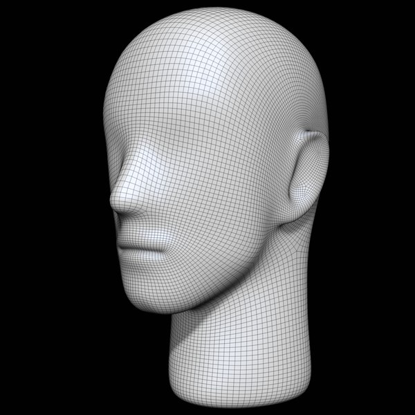 Mannequin head man 3D model - TurboSquid 1268576