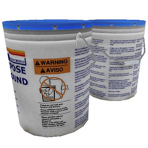 plastic bucket 3ds
