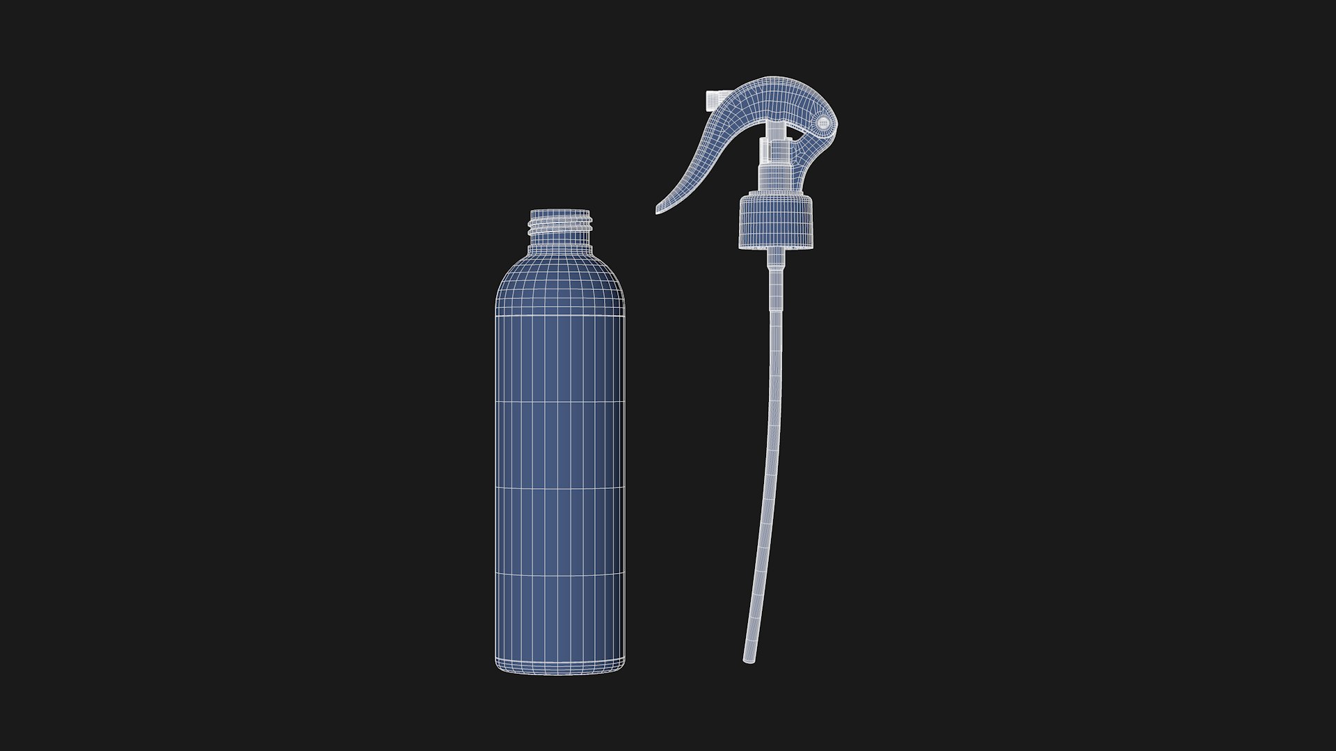 Plastic Cosmo Round Trigger Spray Bottle 8oz-A 3D model https://p.turbosquid.com/ts-thumb/8x/E1G4uj/yf/wireframe_02/png/1760732766/1920x1080/fit_q87/d32922b6fd8a7f91a382aebc39bee177812c43a8/wireframe_02.jpg