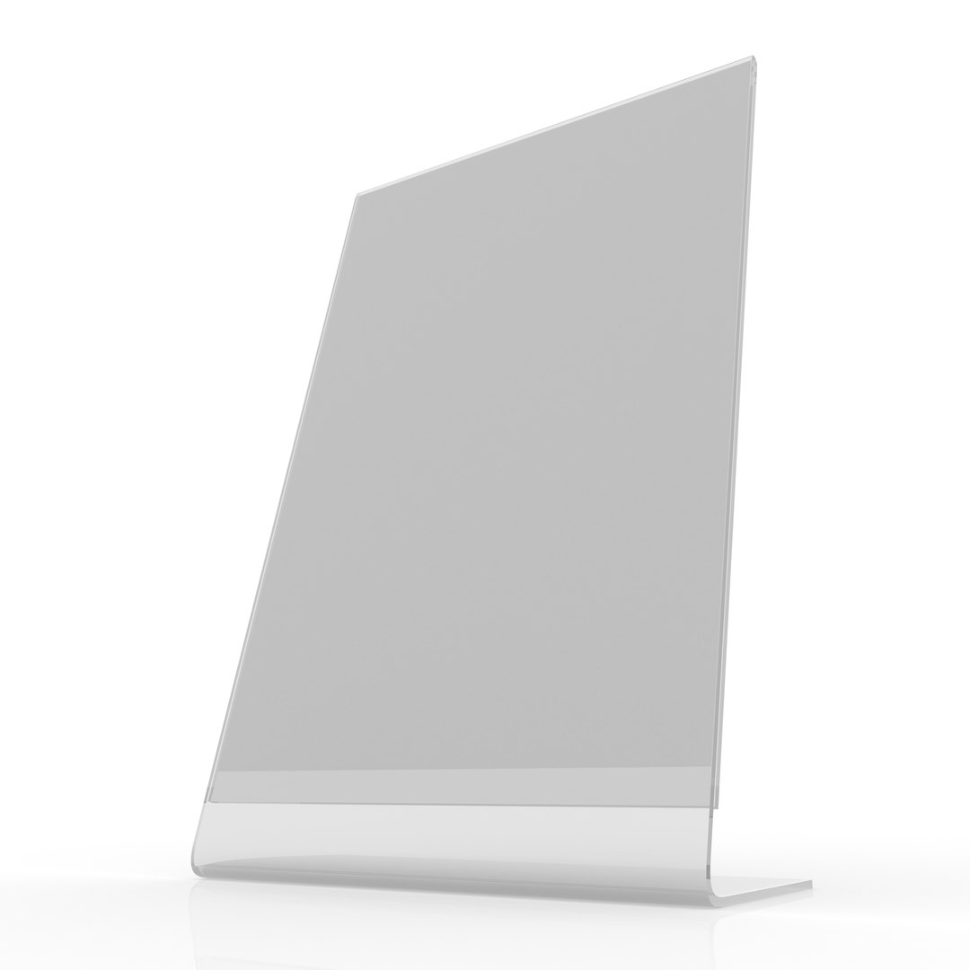 5 plexi table holder 3d model