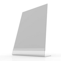 A/5 Plexi display - table cards holder low poly