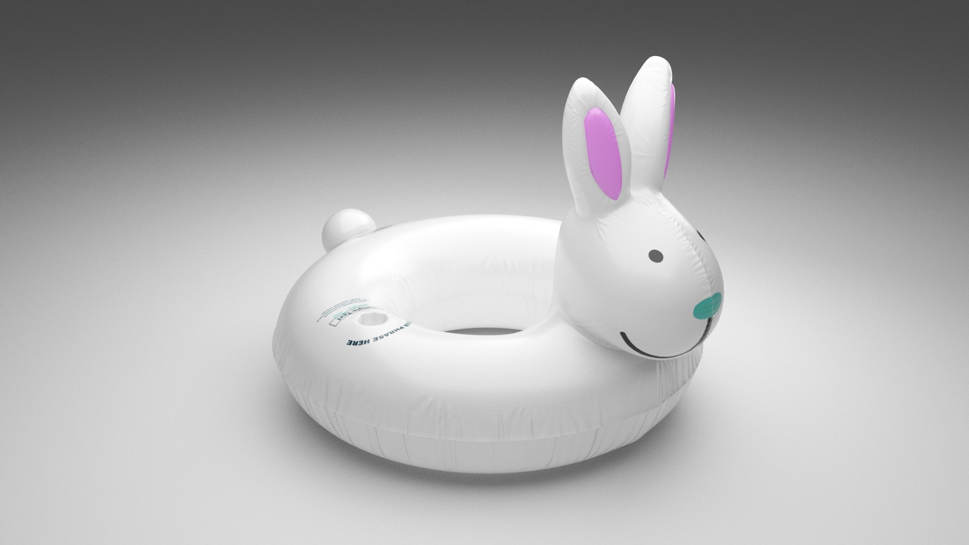 Inflatable Bunny Pool Float 3D Model - TurboSquid 2414206