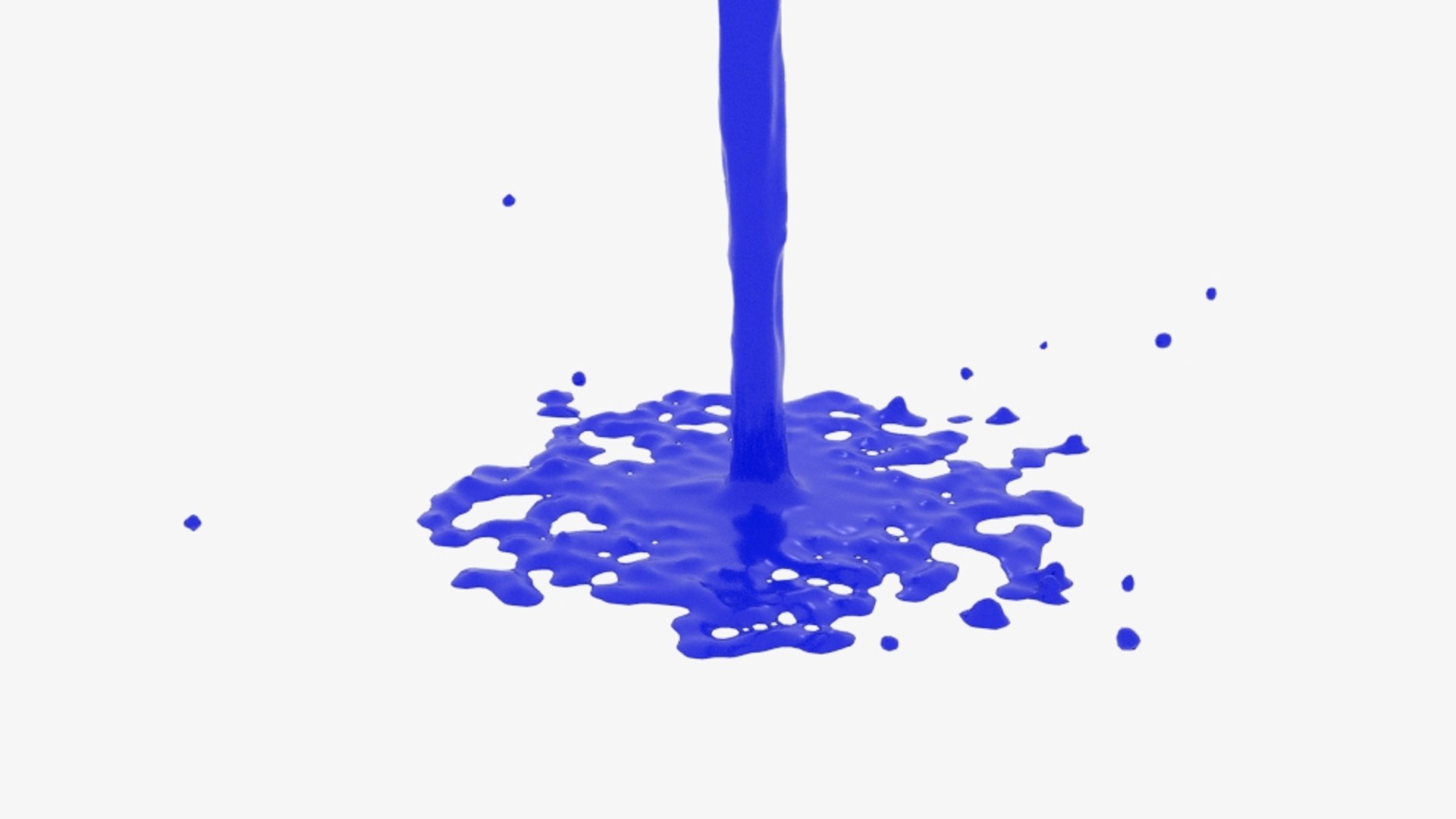 3D Model Rectangle Flow Splash - TurboSquid 1213529