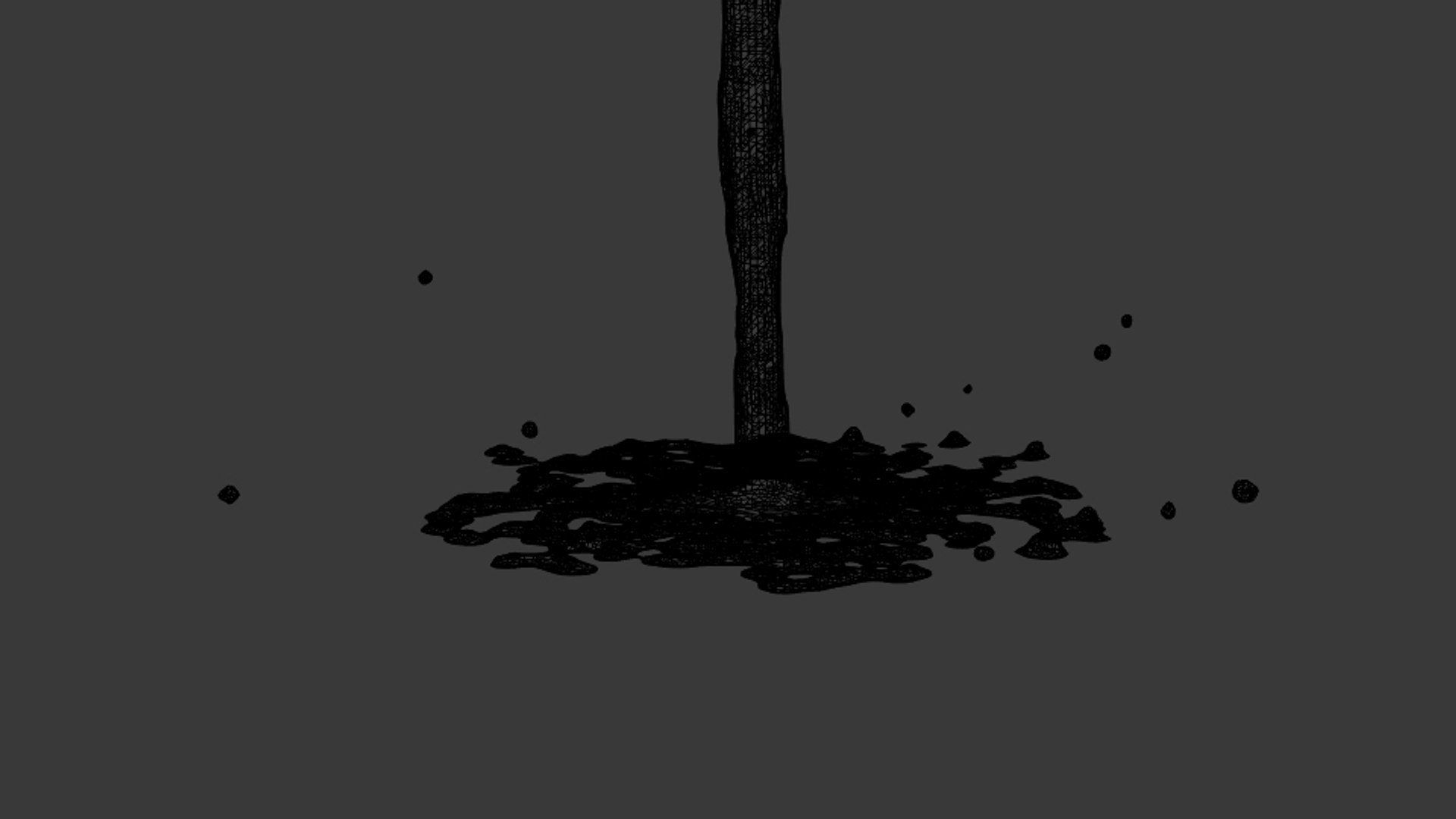 3D Model Rectangle Flow Splash - TurboSquid 1213529