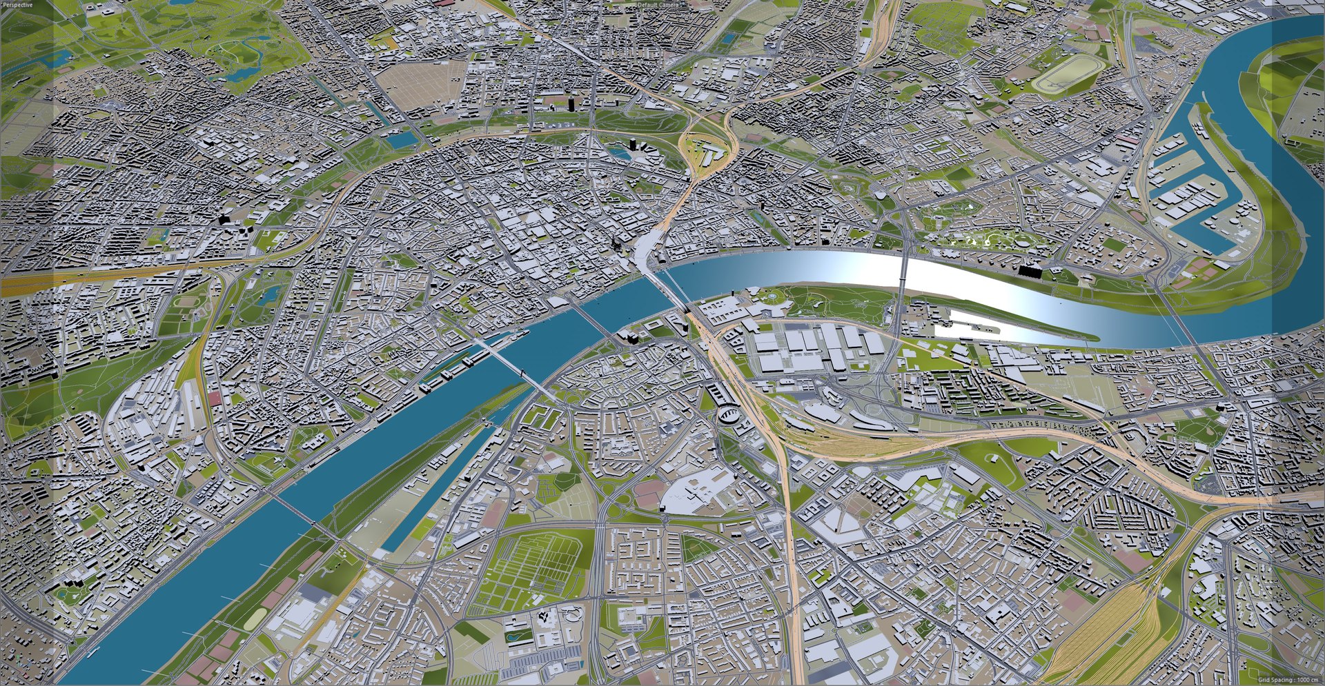 City area building model - TurboSquid 1596460