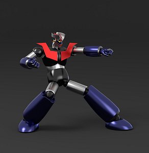 classic robot mazinger z 3D