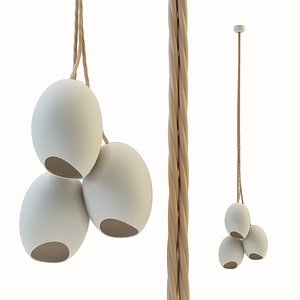 3D porcelain cluster farrah sit model