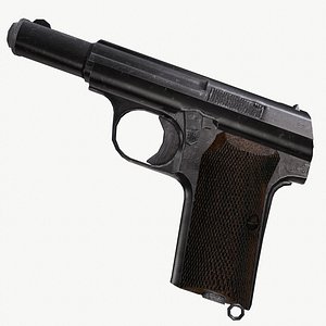 astra 300 pistol 3d obj