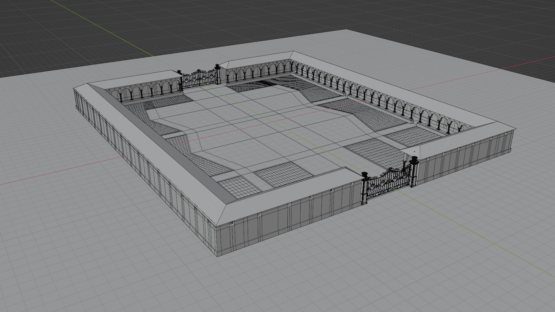 Medieval Castle Full 3D Model - TurboSquid 2146035