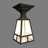 Arts   Crafts Pendant Lamp02.3ds