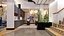 Salon de coiffure de style loft industriel