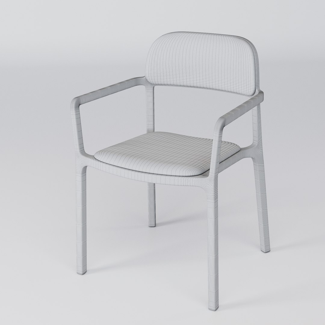 3D Ikea Ypperlig Armchair Model TurboSquid 1269391