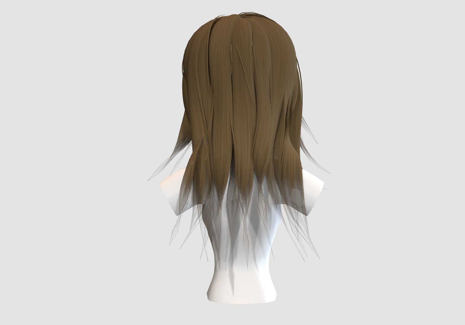 Sharp Cartoon Hairstyle 3D Model - TurboSquid 1921573