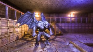 3D gargoyle pack pbr