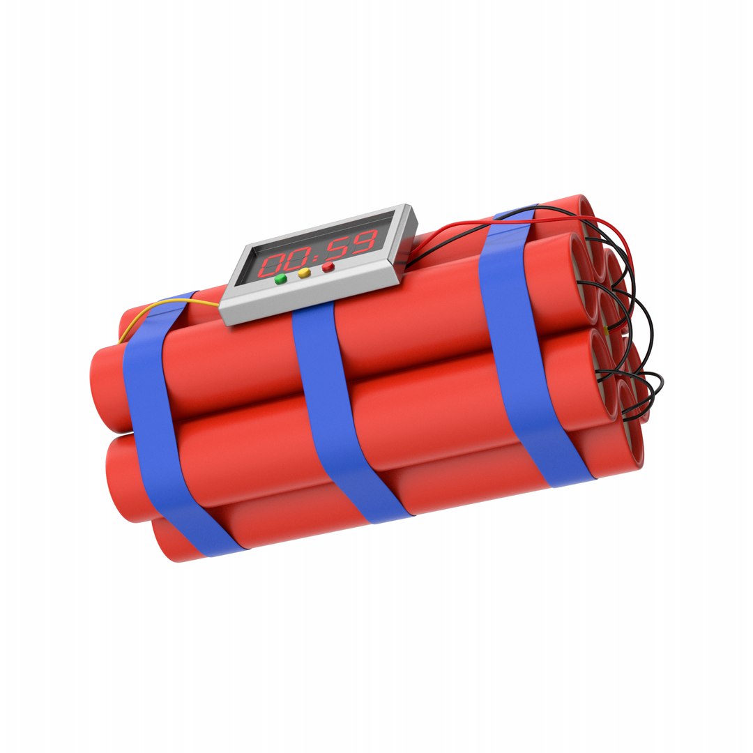 3D Dynamite With 59 Second Left Timer https://p.turbosquid.com/ts-thumb/8x/jcSLtf/sA/dynamitewith59secondlefttimer.l02.2k/png/1715883566/1920x1080/fit_q87/ce5217e518d170d5231ef0aaef4835faf858af20/dynamitewith59secondlefttimer.l02.2k.jpg