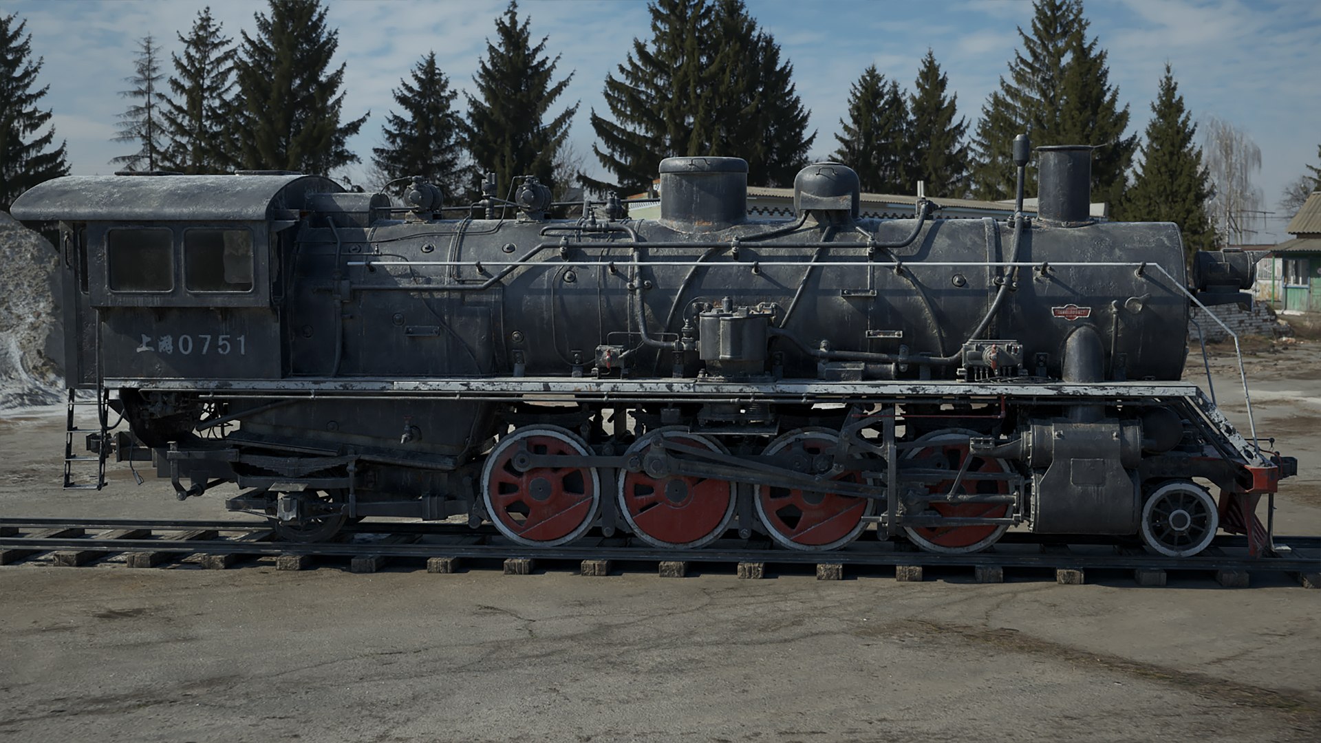 Steam Locomotive 3D Model - TurboSquid 1759423