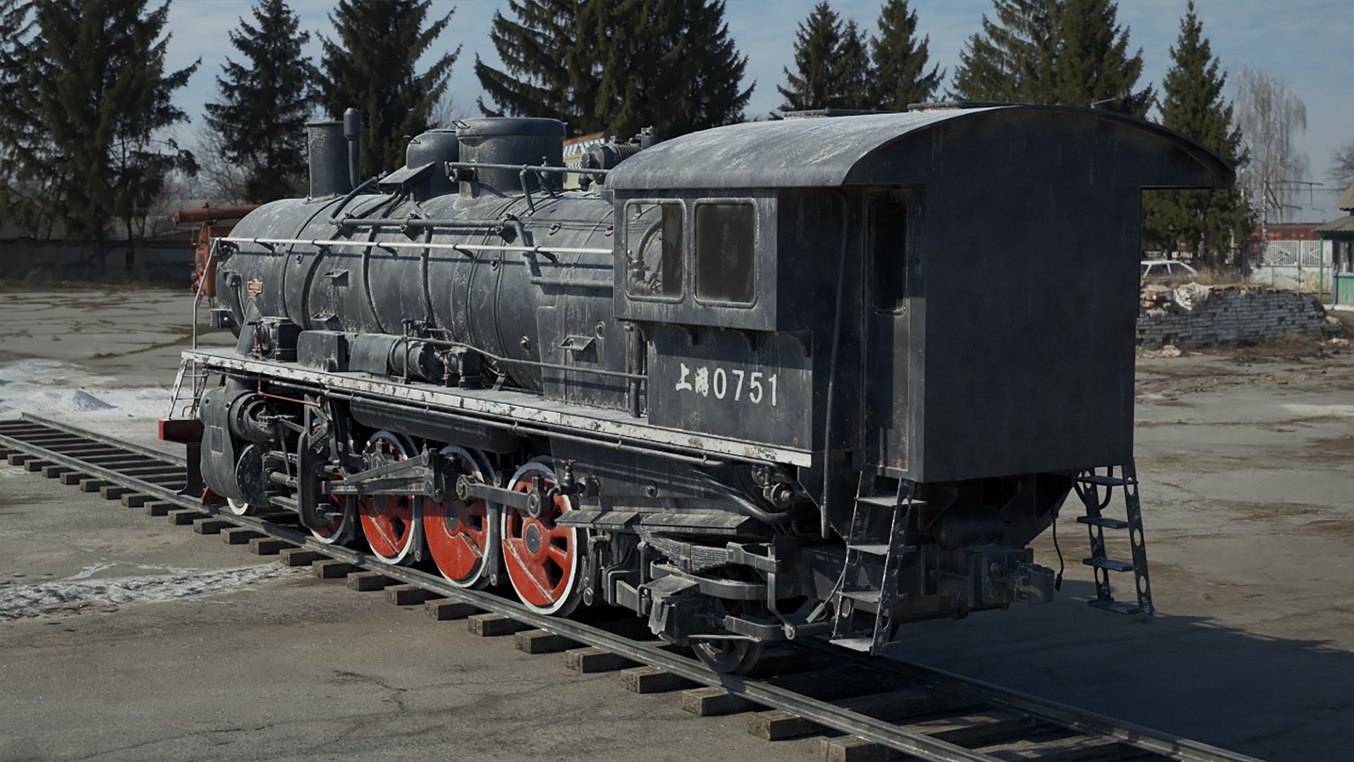 Steam Locomotive 3D Model - TurboSquid 1759423