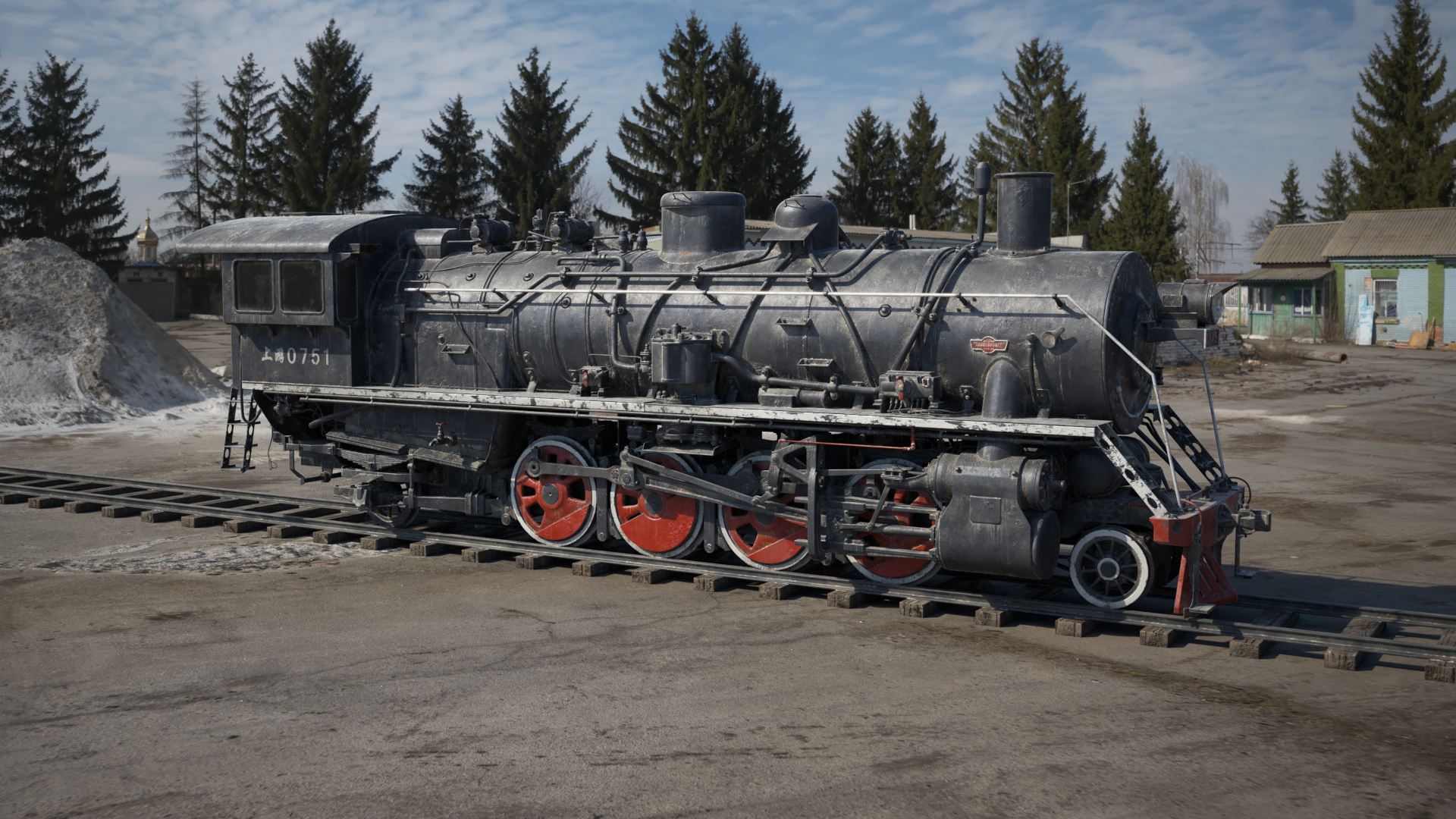 Steam Locomotive 3D model - TurboSquid 1759423