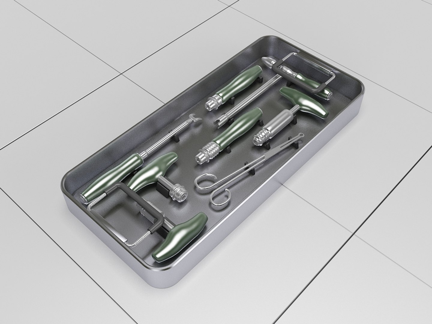 medical instruments collections 3d 3ds
