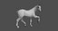 Cavallo truccato e animato (V2) Clydesdale