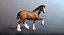 Cavallo truccato e animato (V2) Clydesdale