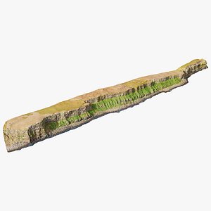 Coastal Cliff Formation - 3D PBR Model