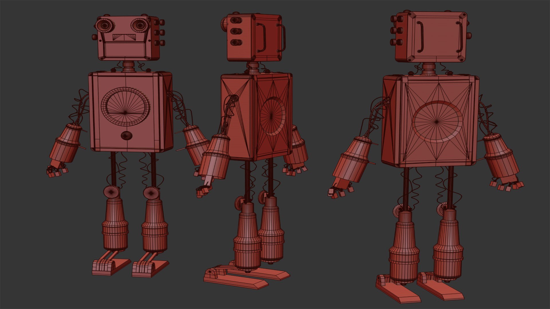 Rusty Robot 3D Model - TurboSquid 2426922