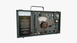 military radio 3d model
