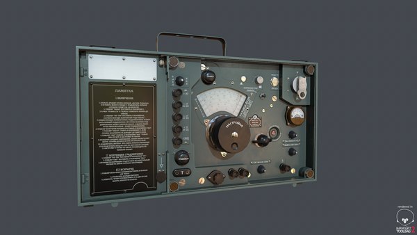 military radio 3d model