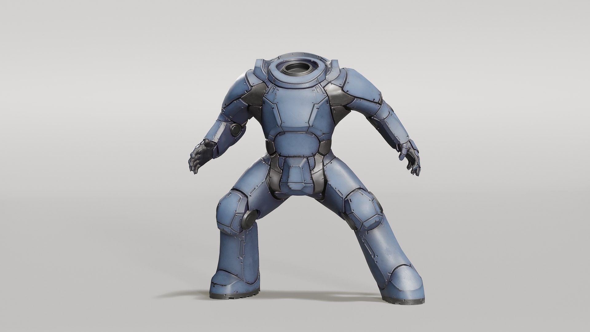 Soldier In Power Armor - Rigged 3D Model - TurboSquid 2379155