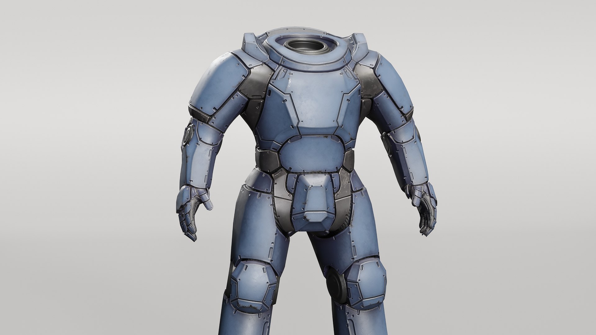 Soldier In Power Armor - Rigged 3D Model - TurboSquid 2379155