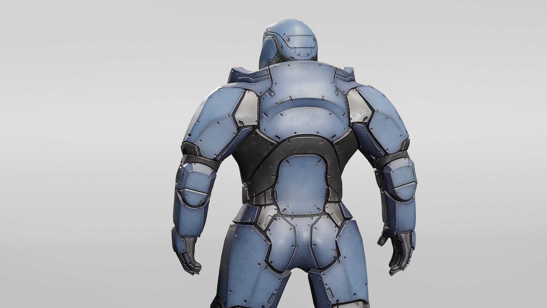 Soldier In Power Armor - Rigged 3D Model - TurboSquid 2379155