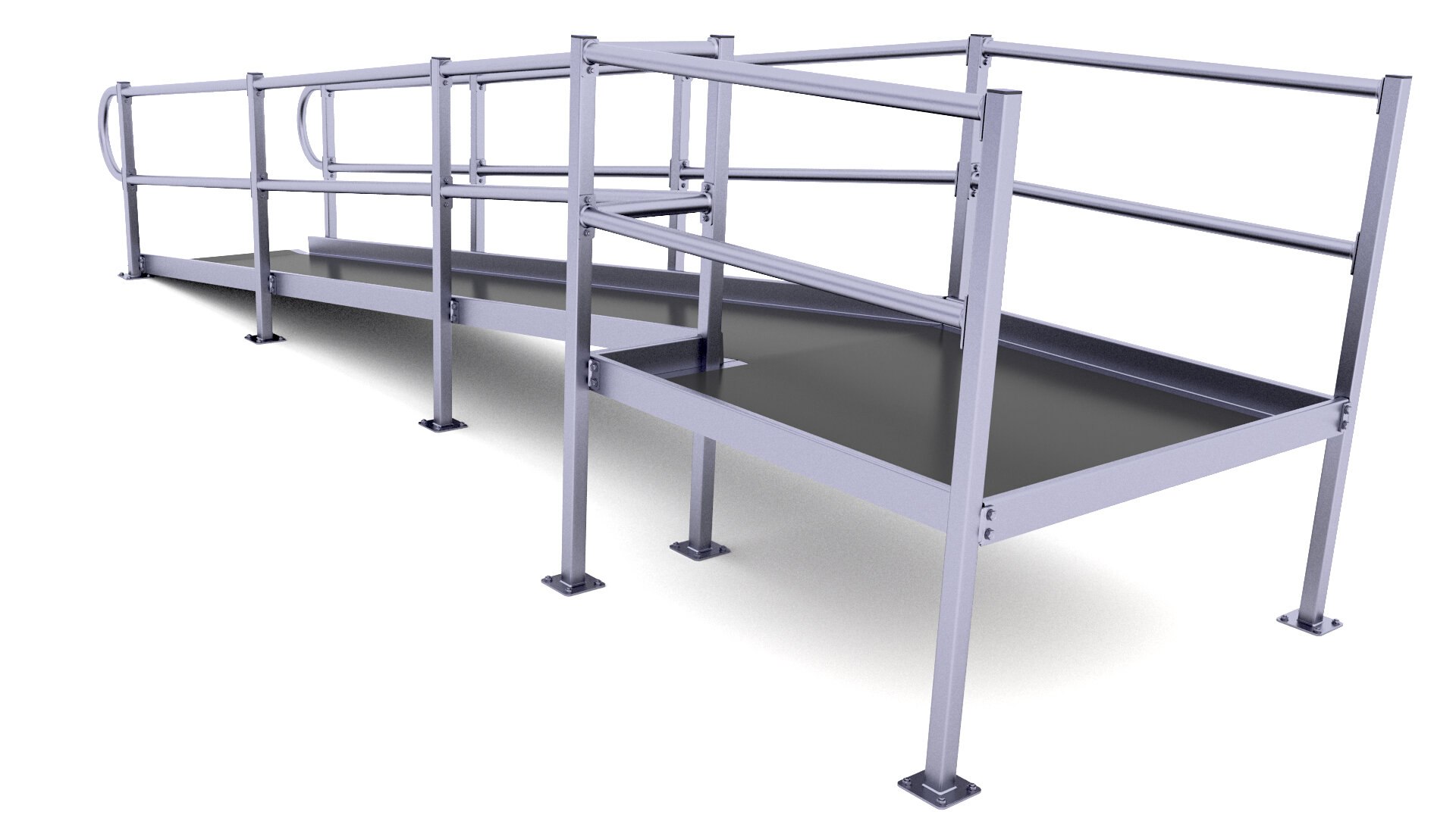 3D Model Wheelchair Ramps V5 - TurboSquid 2414393