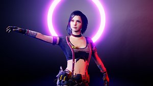 PUBG MOBILE SARA 3D MODEL 3D model
