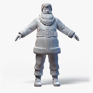 Santa Claus Character Base Mesh