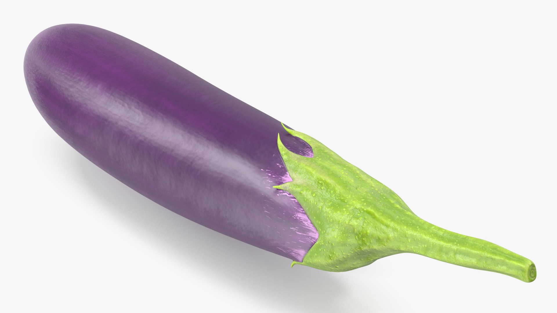 Japanese Purple Eggplant 3D model preview