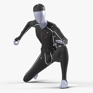 OptiTrack Motion Capture Suit Human Figure 3D model