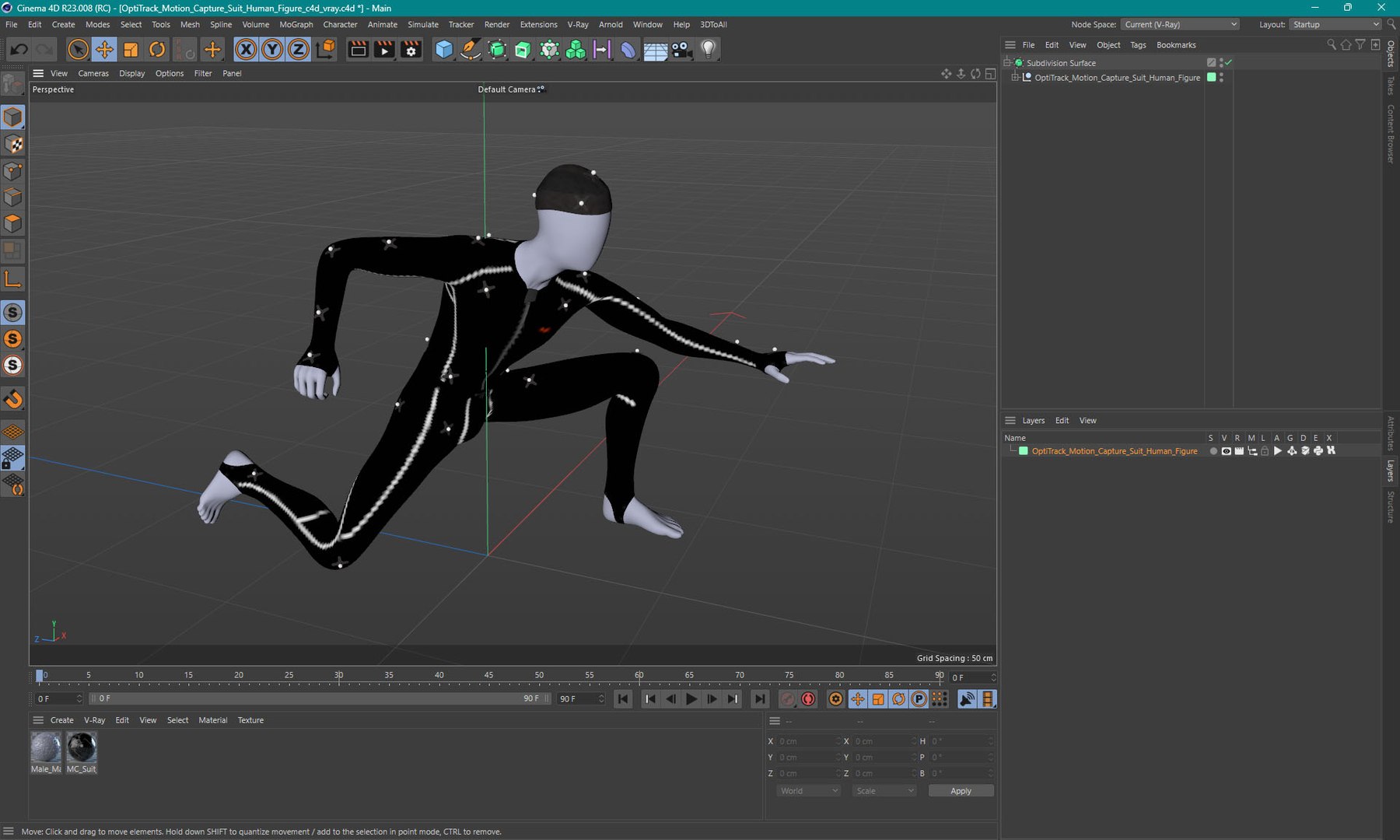 OptiTrack Motion Capture Suit Human Figure 3D Model - TurboSquid 2293371