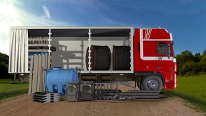 truck water tank 3d model