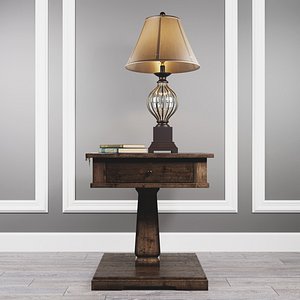 Table Zalarah with lamp Ondreya